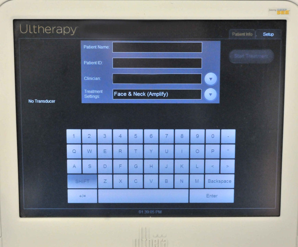 Merz Ulthera Ultherapy DeepSEE Ultrasound System w Access Key Accessories 2012