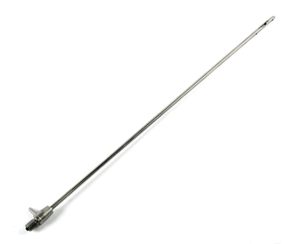 Cannula Needle Aspirator Operative Outflow Threaded Base Metal 3 Port Blunt Tip