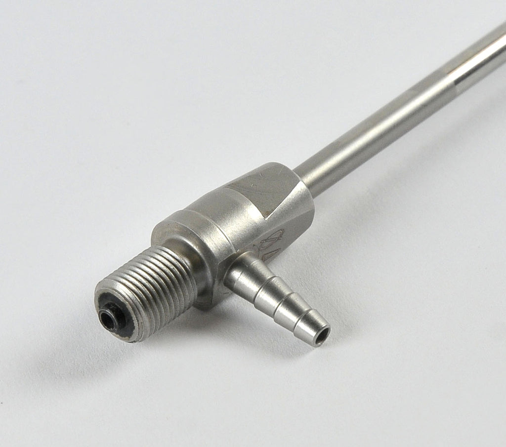 Cannula Needle Aspirator Operative Outflow Threaded Base Metal 3 Port Blunt Tip