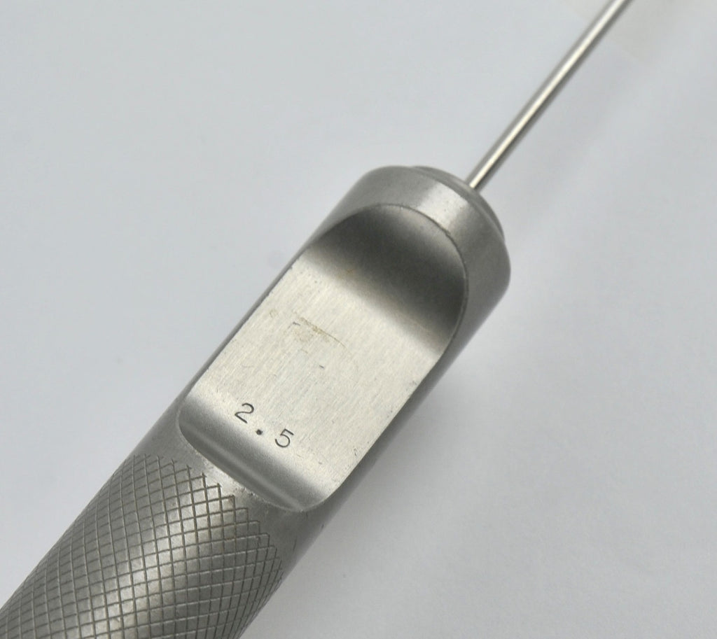 Cannula Needle Aspirator 3 Port Hole Blunt Tip 2.5 Metal Handle 11 1/2" Probe