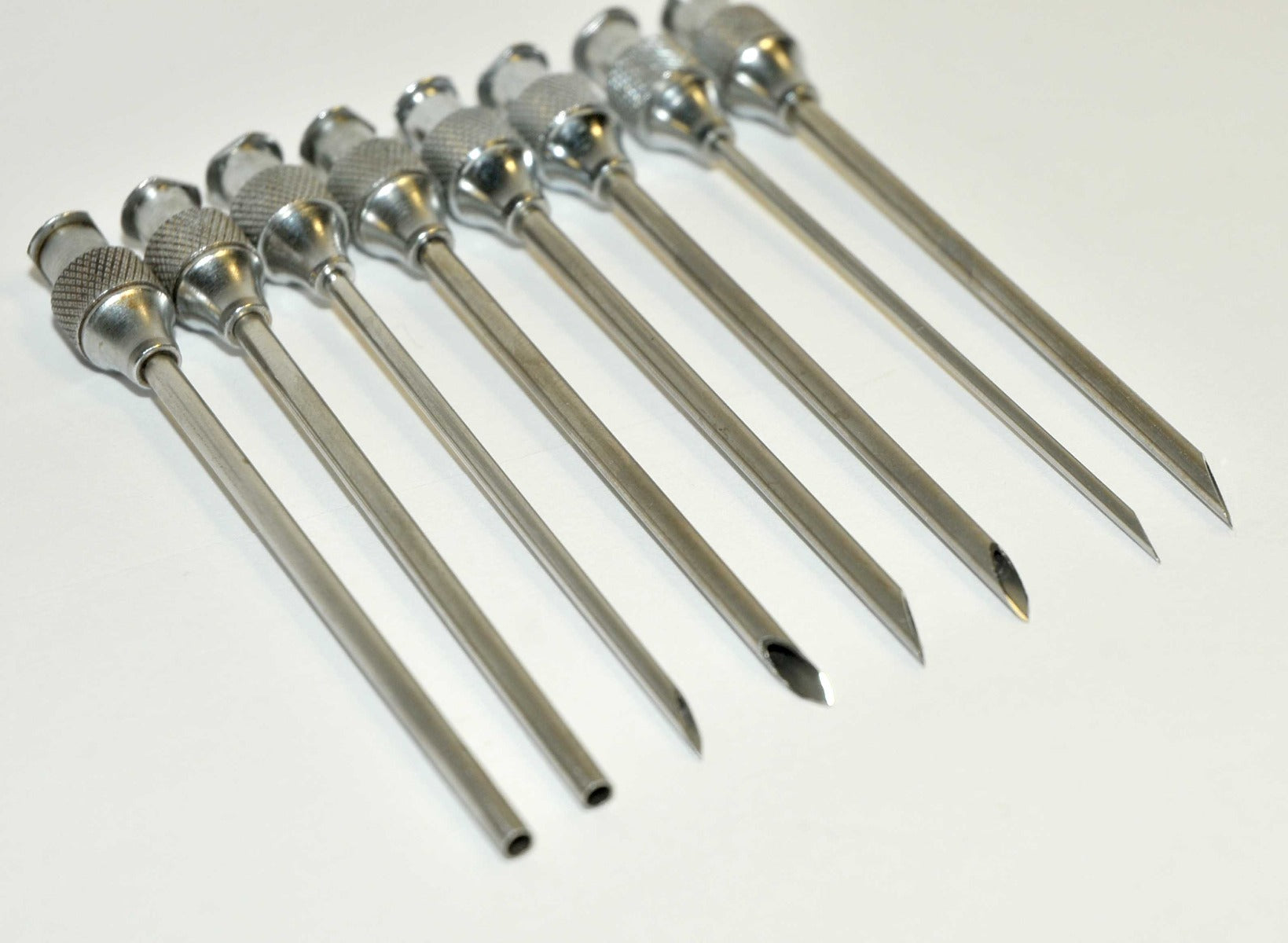 Luer-Lok Fat Transfer Injection Cannulae Set Single One Port Lock 2.5" x8 Pcs