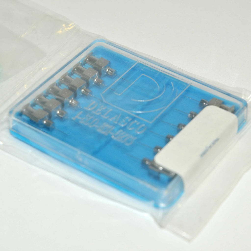 Hypodermic Needles 33G Stainless Steel Delasco 33 Gauge x12 Pc Set
