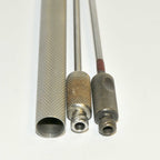 Luer-Lok Type Aspiration Handle 2 Hole Port Spatula Cannulae Suction Needle Set