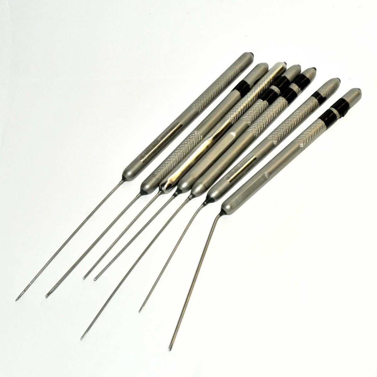 UniTech Surgical Cannulae Spatula 1 Hole Tri-Port Spiral Straight Variety Lot x7