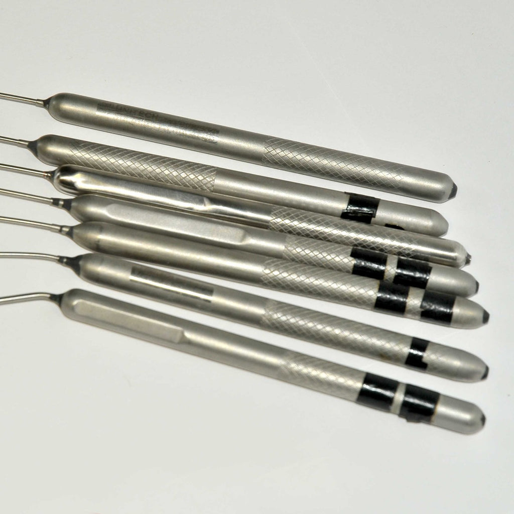 UniTech Surgical Cannulae Spatula 1 Hole Tri-Port Spiral Straight Variety Lot x7