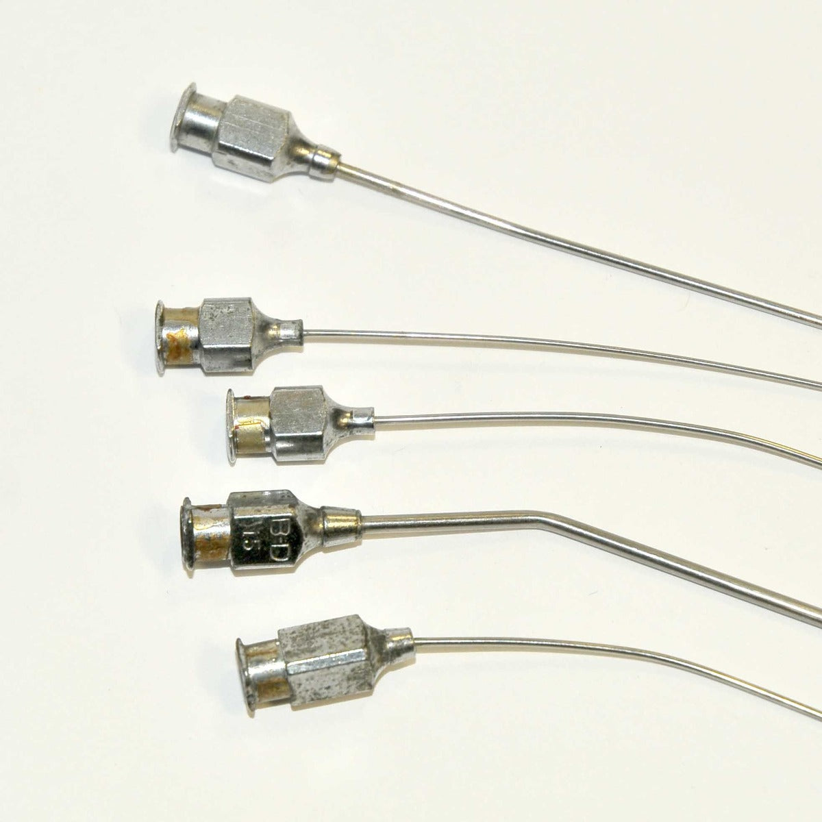 Luer-Lok Dispensing Cannulae Needle Aspiration Metal Twist Lock Base Set x5 Pcs