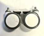 Lumenis Lume1 Laser Set LOCKING WHITE WHEELS Caster w Brake Lume One PARTS x2Pcs