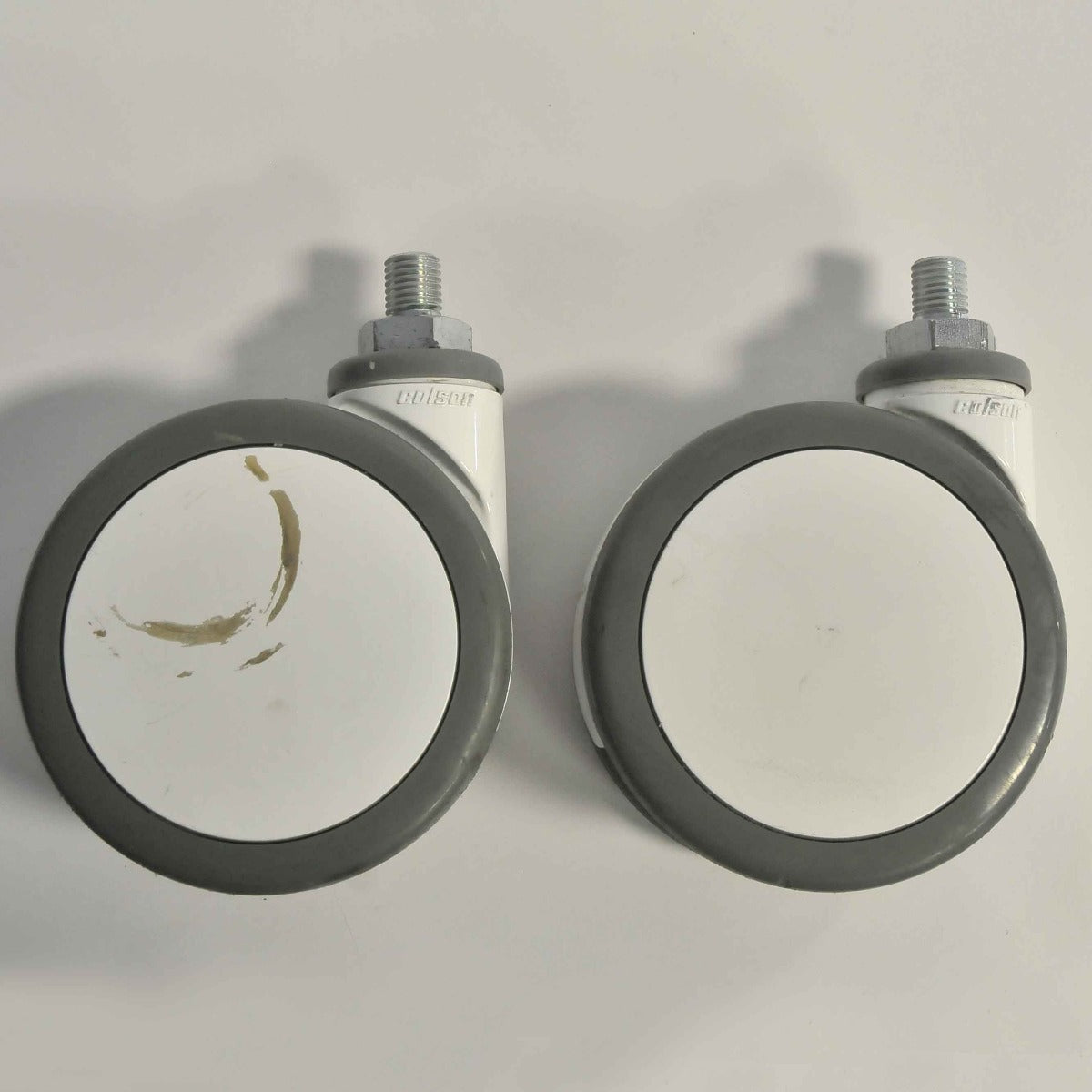 Lumenis Lume1 Laser Swivel WHITE WHEELS Lume One Caster PARTS Colson x2 Pcs