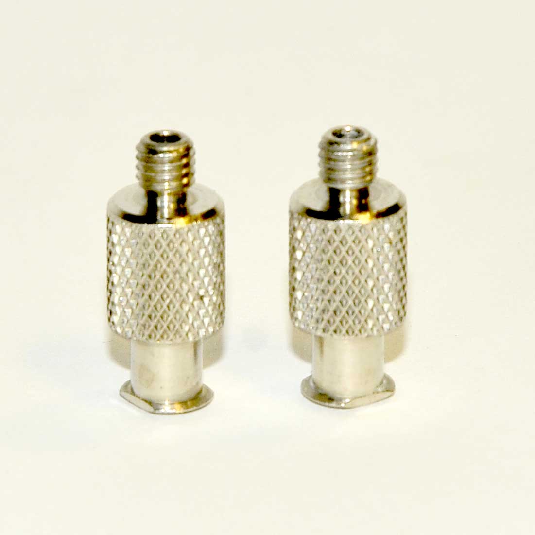 Cannula Luer-Lok Adapter Metal Male Thread Knurled Suction Aspiration Twist Lock