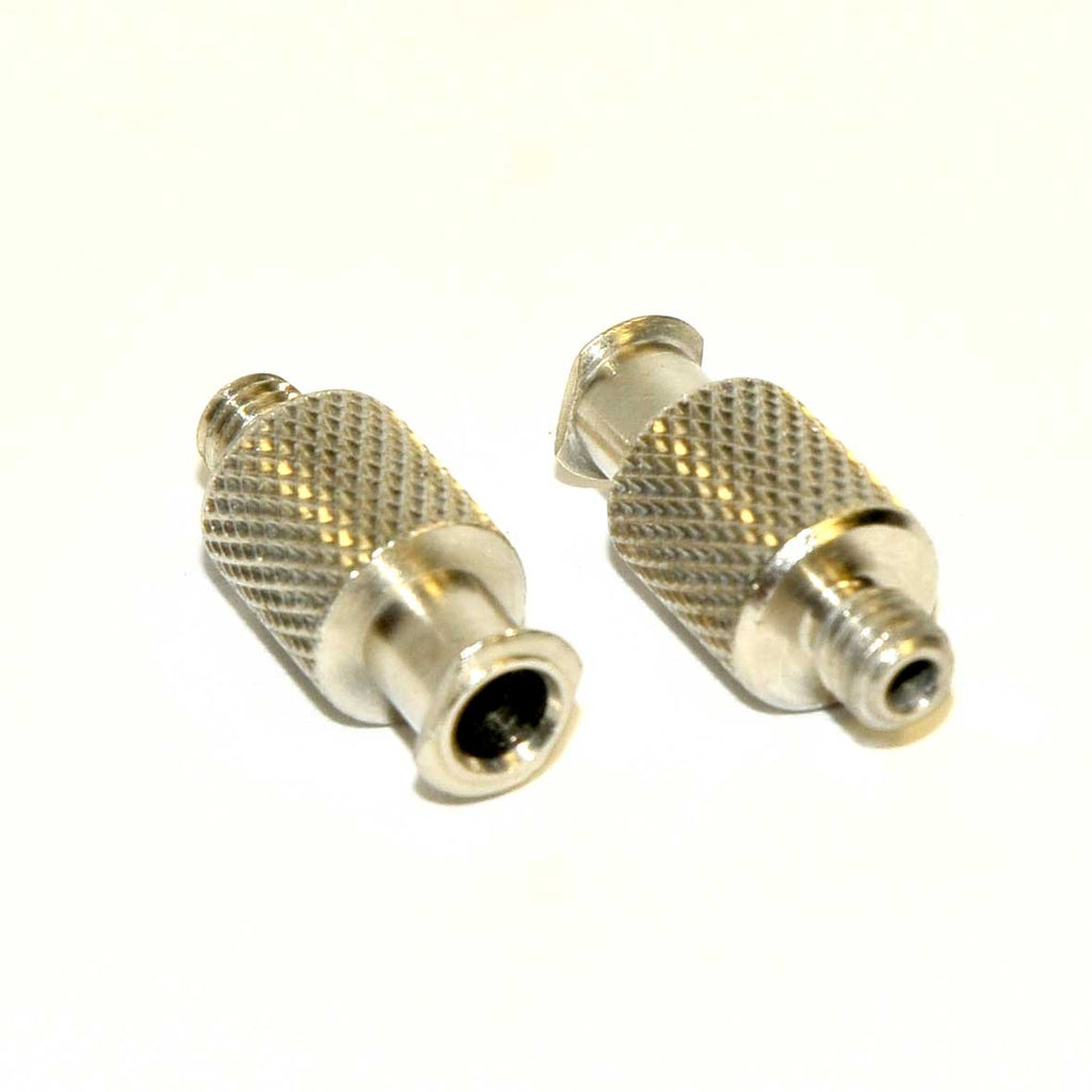 Cannula Luer-Lok Adapter Metal Male Thread Knurled Suction Aspiration Twist Lock