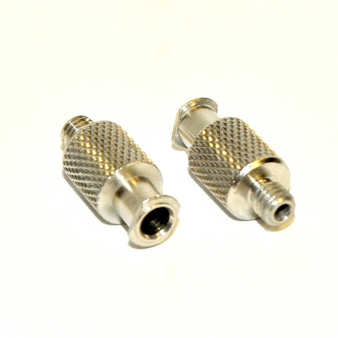 Cannula Luer-Lok Adapter Metal Male Thread Knurled Suction Aspiration Twist Lock