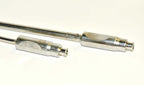 Luer-Lok Cannulae Laser Fiber 2 Port Straight 3.9mm x 23cm 6.4mm x 15cm Set Lock