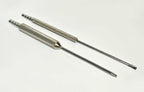 Aspiration Cannulae w/Handle 6.3mm x 15cm Set Large Spatula End 1-Hole Cannula