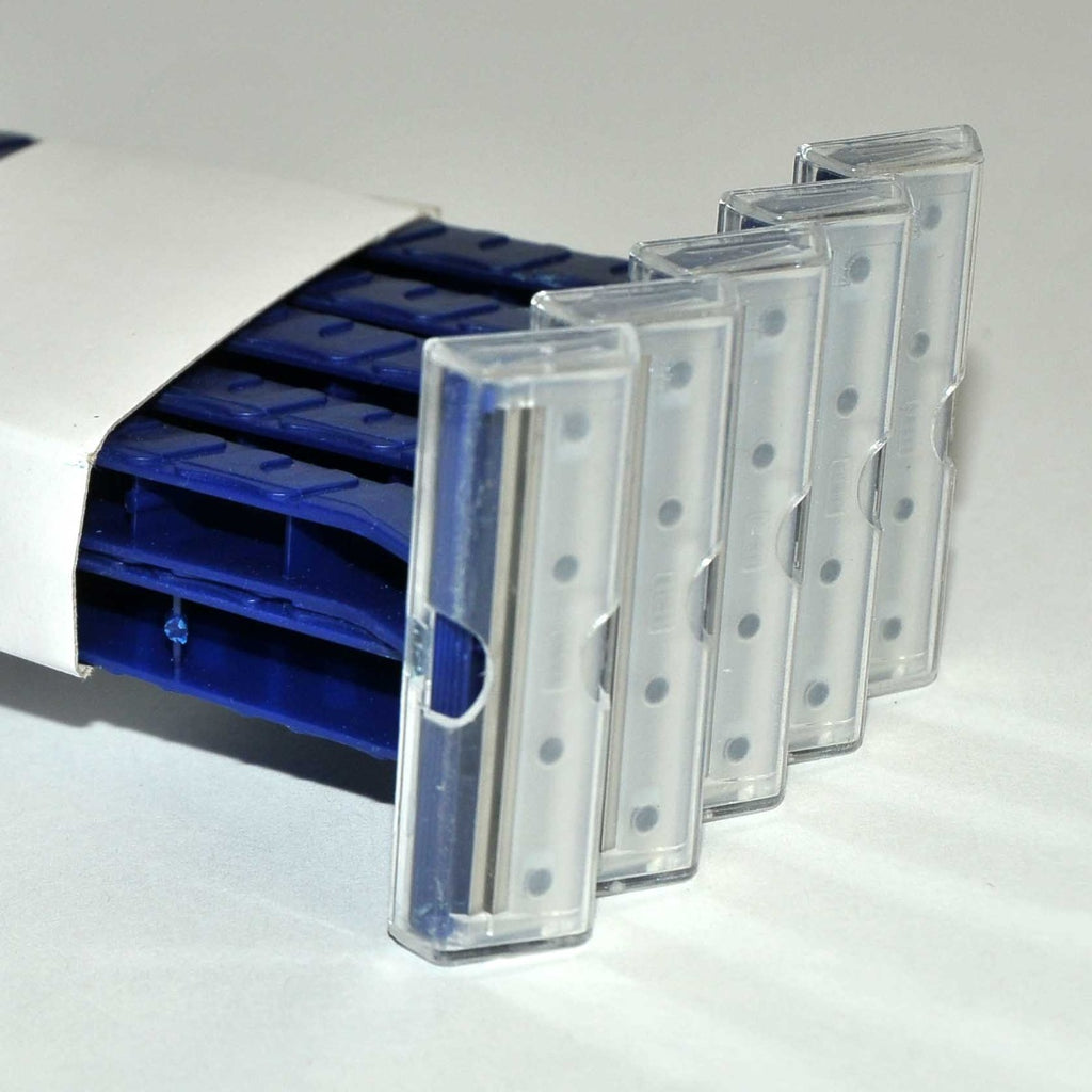 Twin Blade Shaving Razor Disposable Blue Plastic Travel Value Shave Pack Lot x30