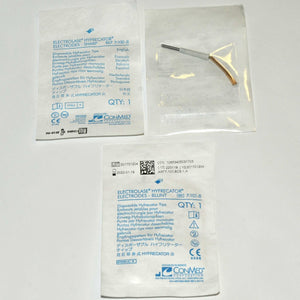 ConMed Electrolase Hyfrecator Electrodes Blunt 7-101-8 Sharp 7-100-8 LOT x3 Pcs