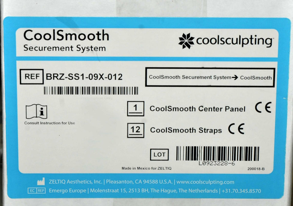Zeltiq CoolSculpting Securement Strap Gray CoolSmooth BRZ-SS1-09X-012 200213 NEW