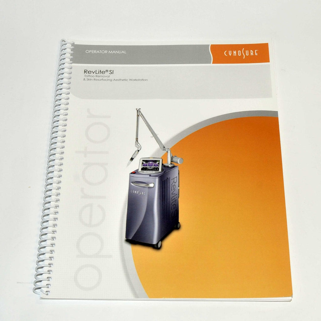 Cynosure RevLite SI Nd YAG Laser Operator Manual Reference Guide 996-9143
