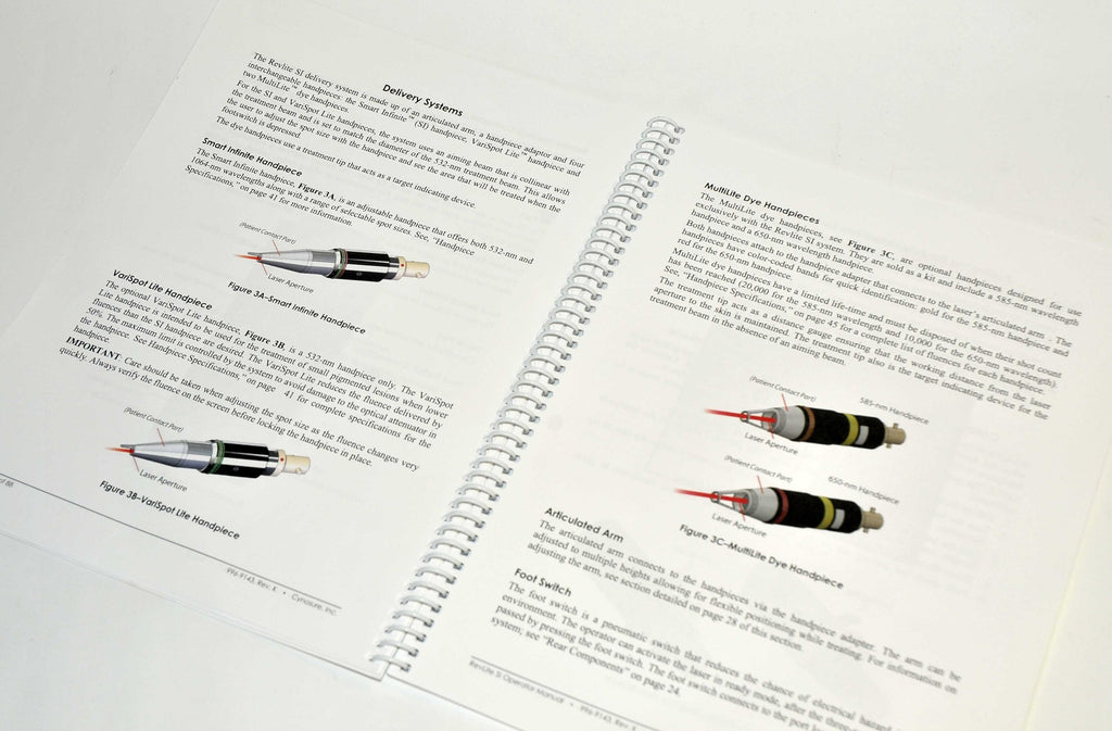 Cynosure RevLite SI Nd YAG Laser Operator Manual Reference Guide 996-9143