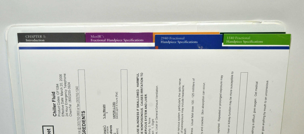 Palomar Icon Laser IPL System Operator User Guide Manual Guidelines 2500-0001-A
