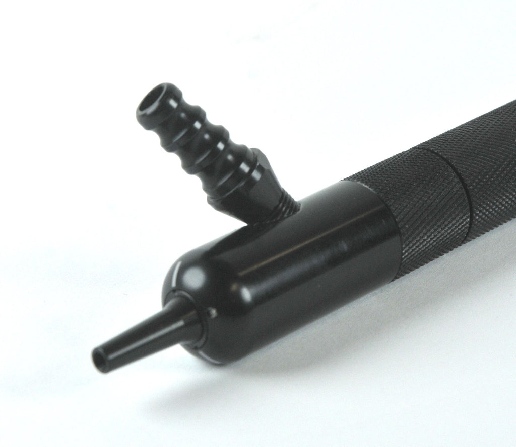 Alma Laser Handpiece Black Handle Knurled Plastic Aspiration Suction For Cannula