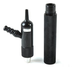 Alma Laser Handpiece Black Handle Knurled Plastic Aspiration Suction For Cannula