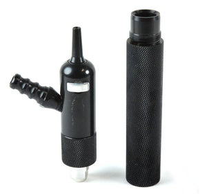 Alma Laser Handpiece Black Handle Knurled Plastic Aspiration Suction For Cannula