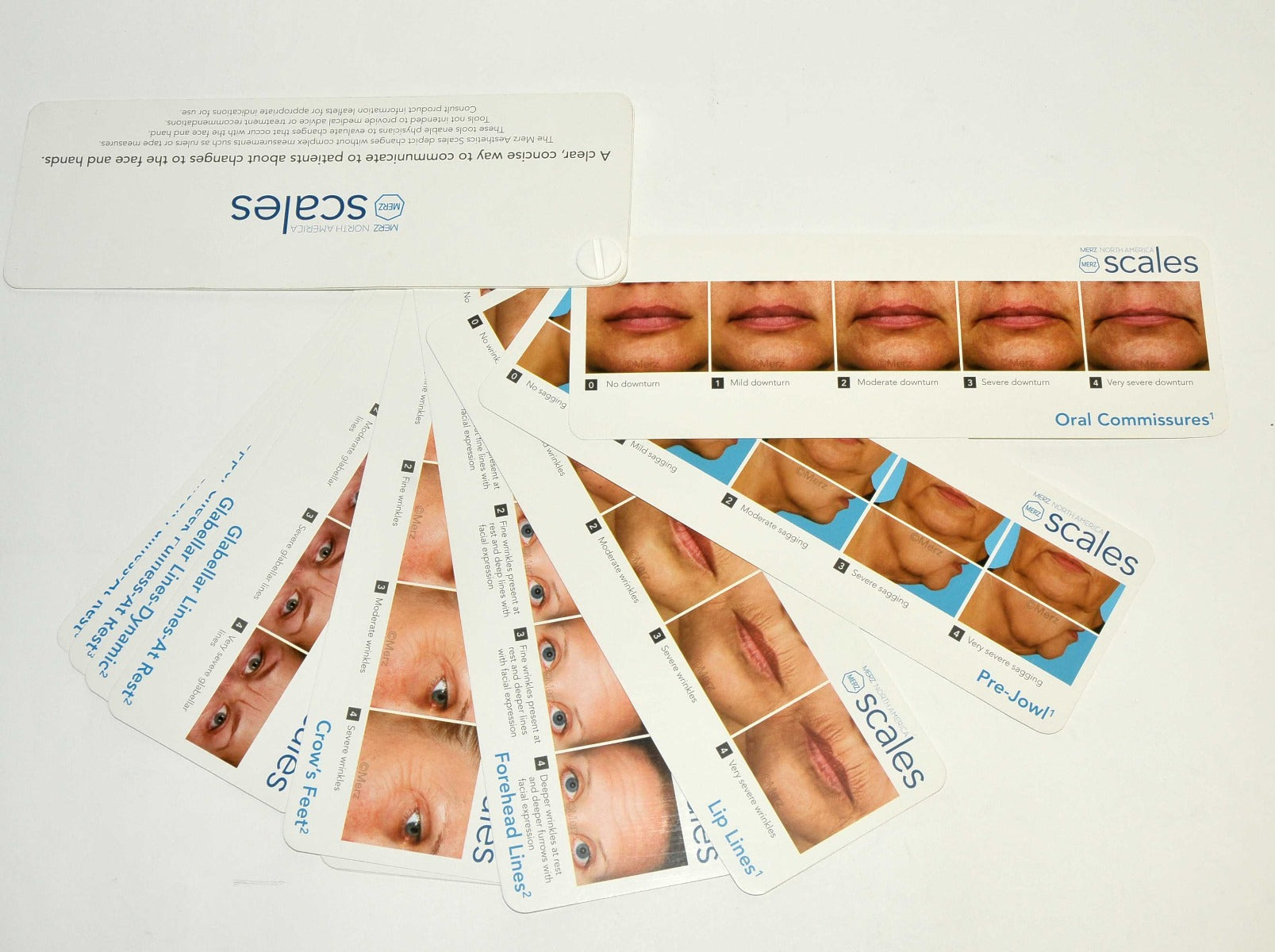 Merz SCALES Patient Face Hands Jowls Photos Diagnostic Comparison Office Consult