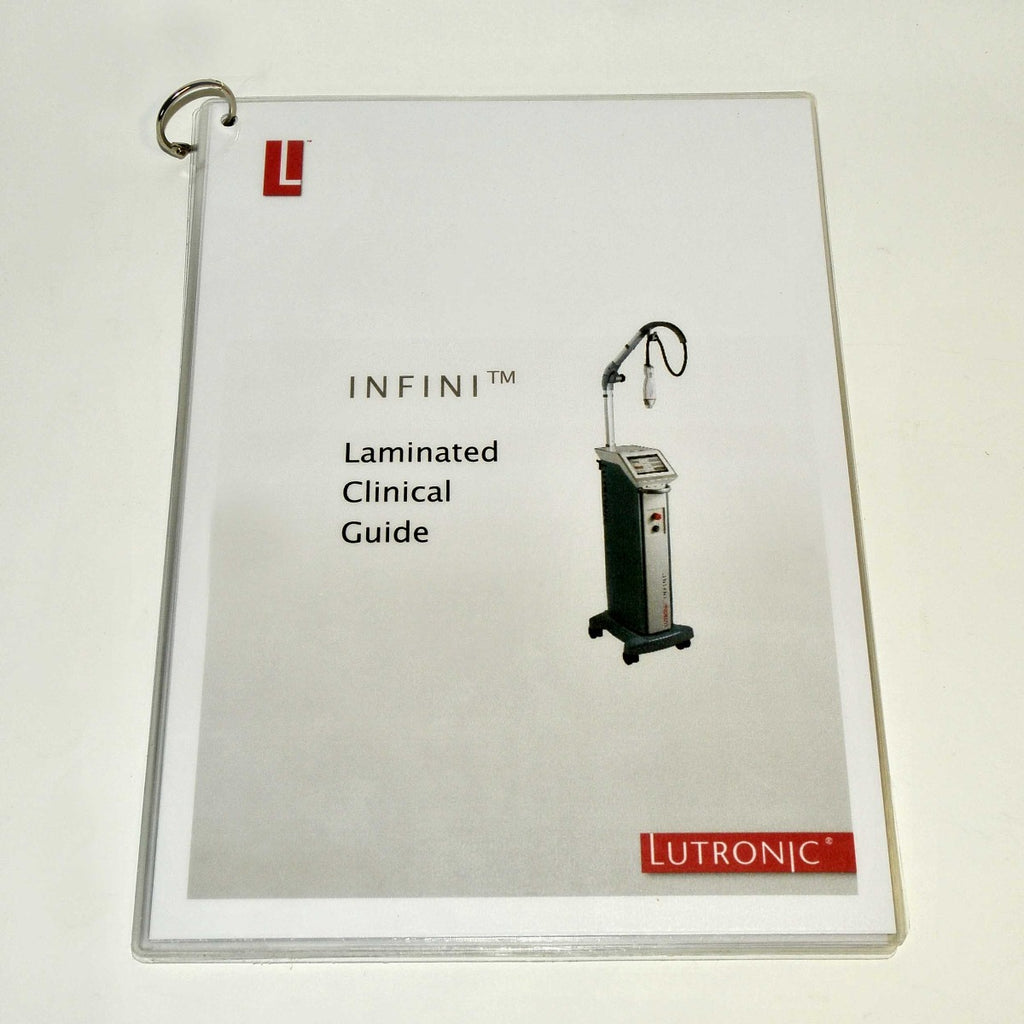 Lutronic Infini Clinical Treatment Guide User Tips Handpiece Parameters Settings