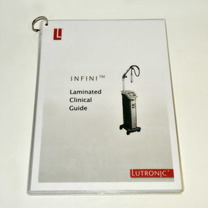 Lutronic Infini Clinical Treatment Guide User Tips Handpiece Parameters Settings