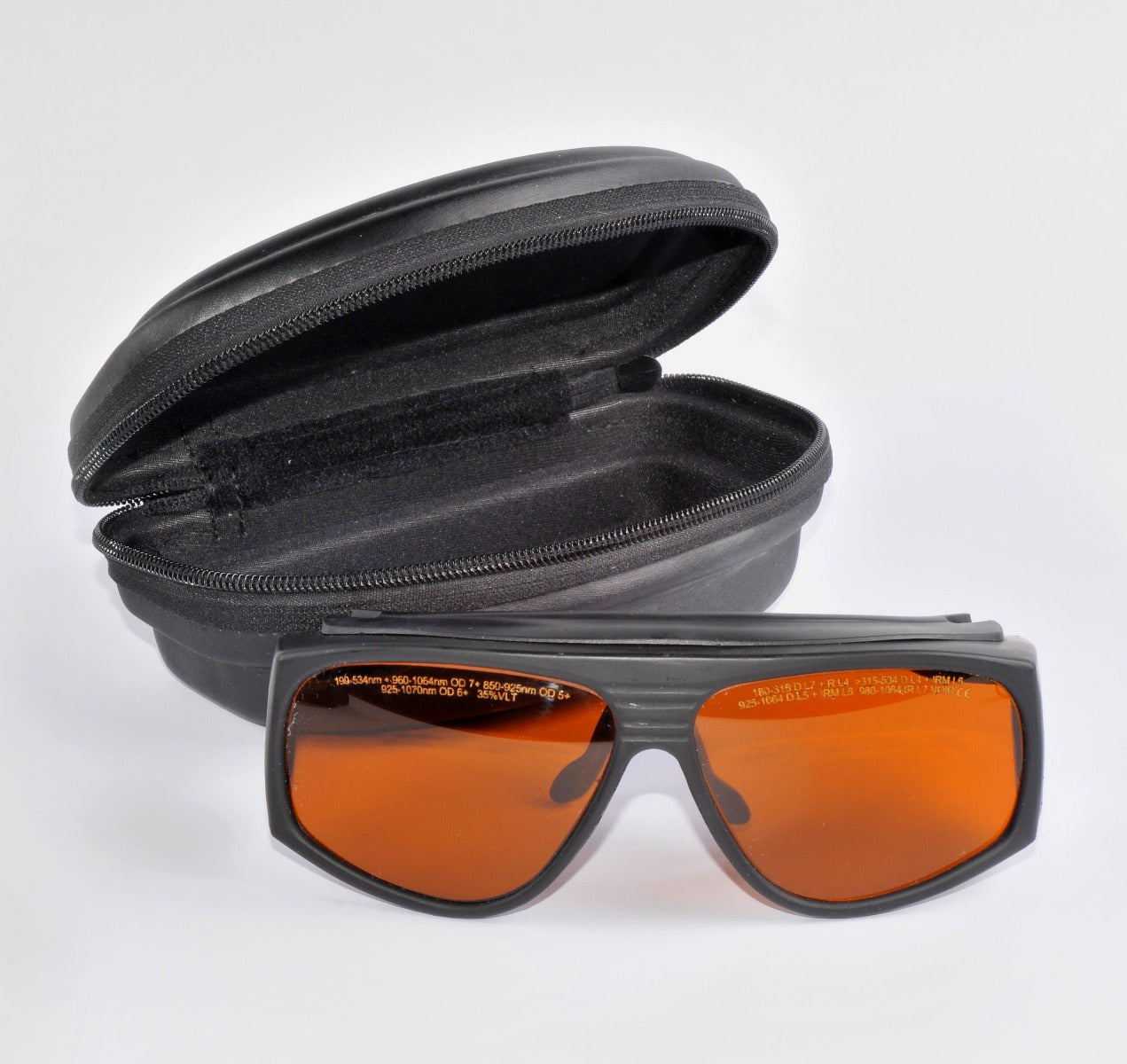 ALMA Laser Orange Safety Glasses UV400 532 nm 1064 nm Nd:YAG KTP