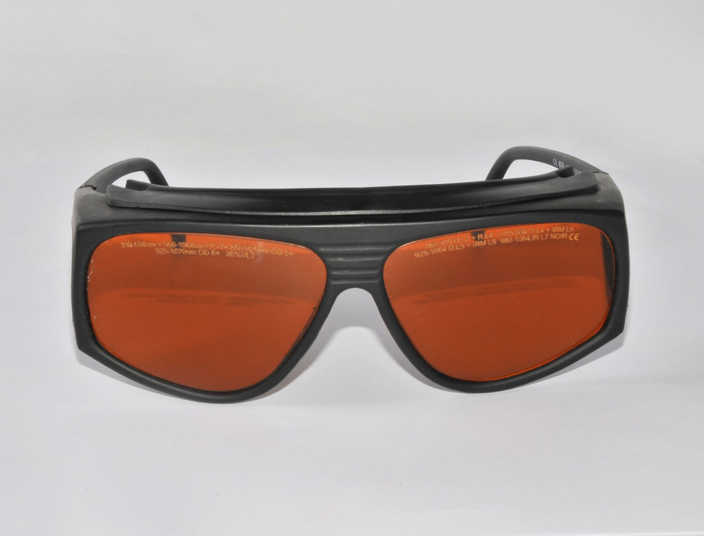 ALMA Laser Orange Safety Glasses UV400 532 nm 1064 nm Nd:YAG KTP