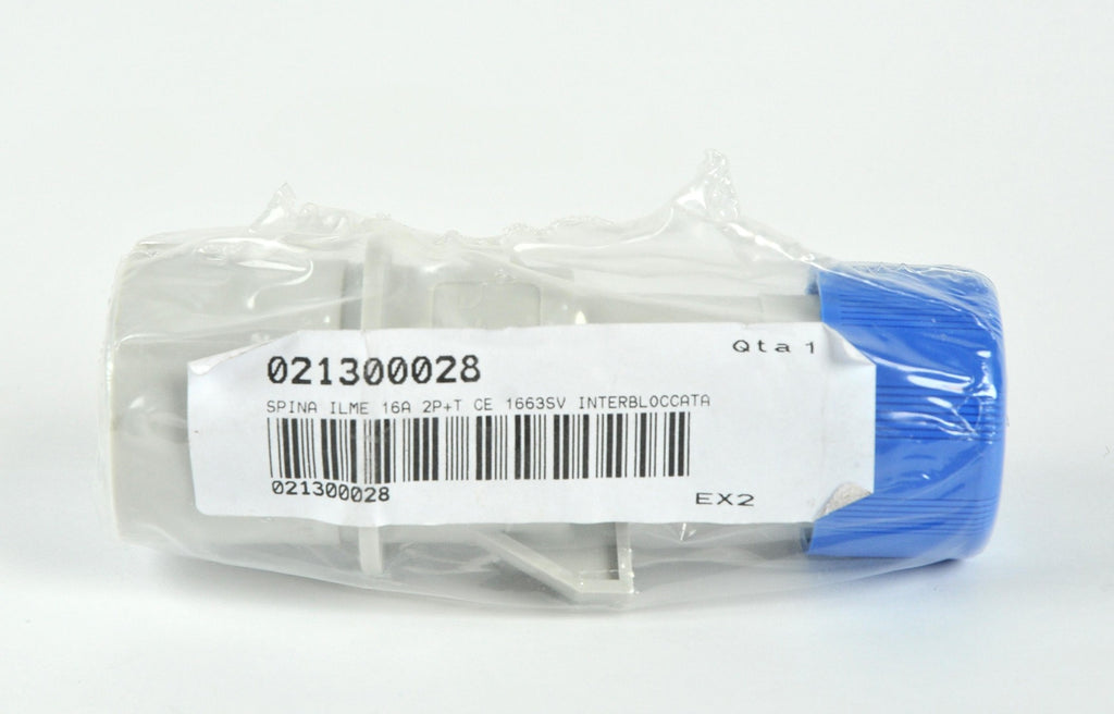 Electrical Plug PE1663SV Interbloccata PE 1663 SV ILME 16A 2P+T CE White Blue