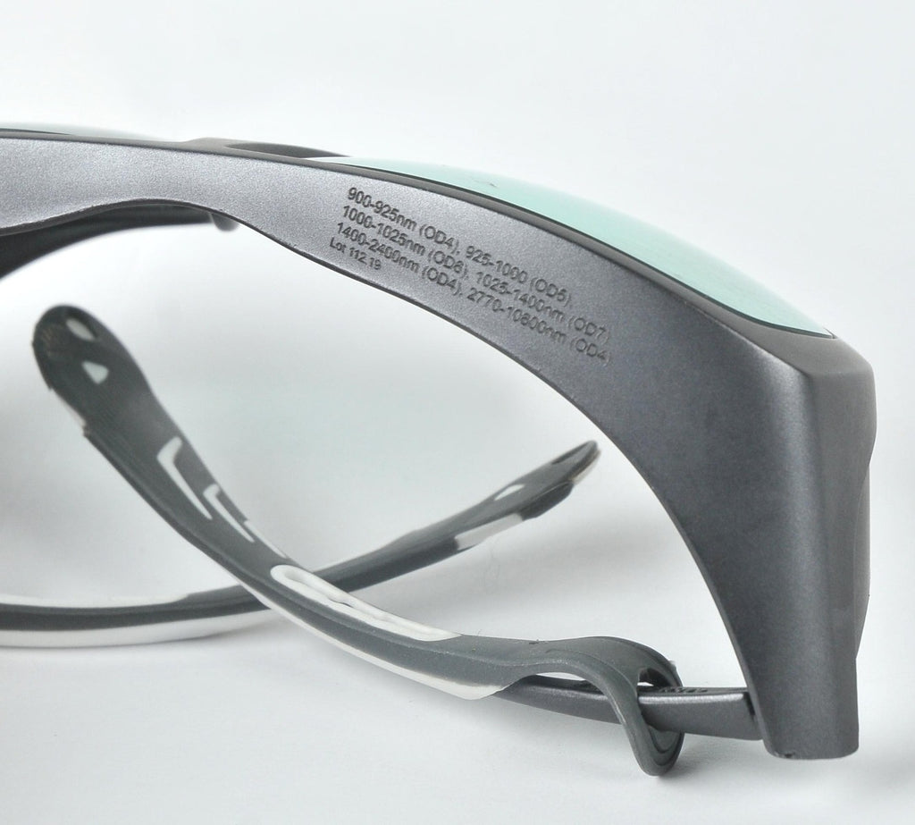 CO2 Laser Operator Safety Glasses Eyewear Gray White Univet Model 562