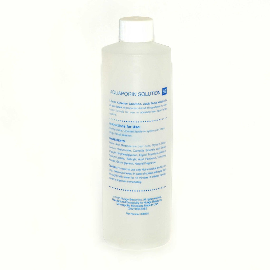 NuAge Beauty Aquaporin Solution S2 T-Zone Cleanse Solution 16 oz Face Liquid