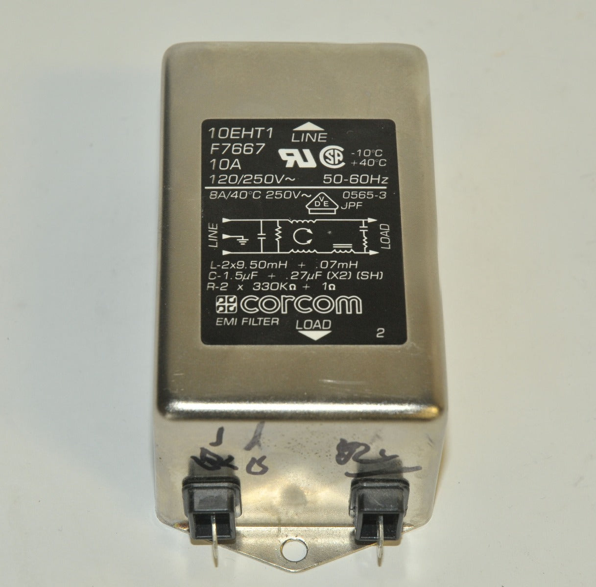 Palomar QYAG5 Laser ELECTRICAL LINE EMI NOISE FILTER 10 Amp 120/250 Volt PARTS