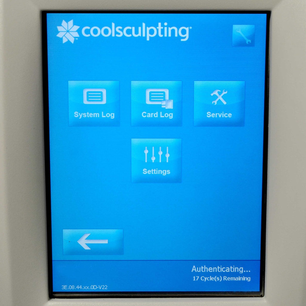 Zeltiq CoolSculpting CoolAdvantage Gold Petite Card BRZ-CD4-140-024 x17 Cycles