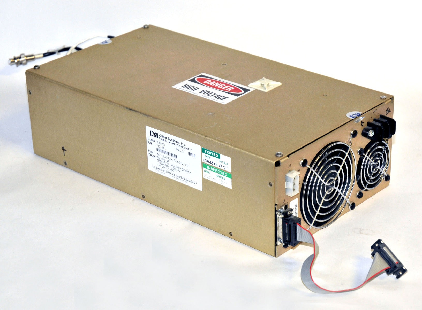 Palomar QYAG5 Laser ELECTRICAL POWER SUPPLY AC 100-240V 15Amp DC 24Volt 6A PARTS