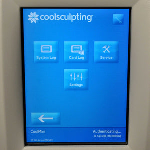 Zeltiq CoolSculpting CoolMini Card BRZ-CD4-02X-024 Treatment x21 Cycles Left