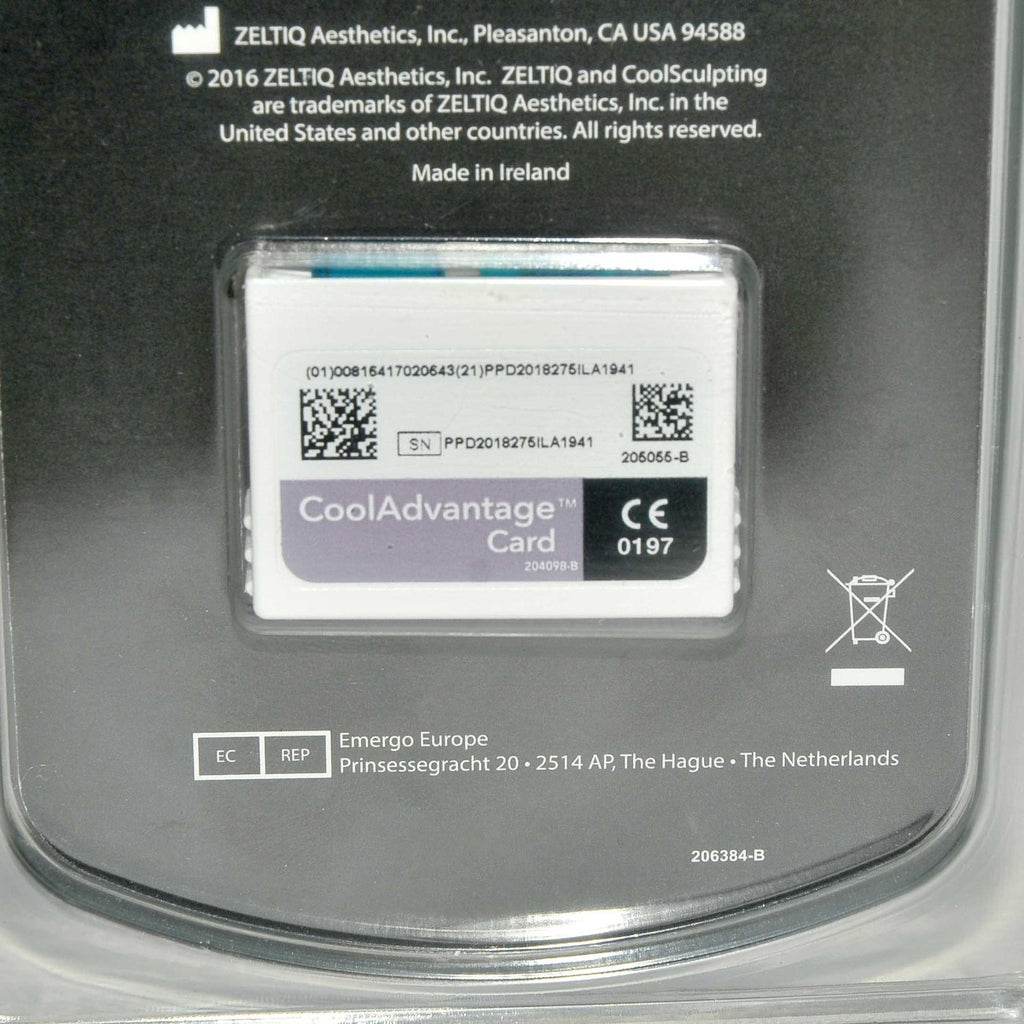 Zeltiq CoolSculpting CoolAdvantage Purple Card BRZ-CD4-160-024 14 Cycles Left