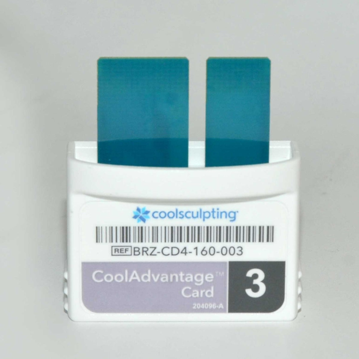 Zeltiq CoolSculpting CoolAdvantage Purple Card BRZ-CD4-160-003 3 Cycles Remain