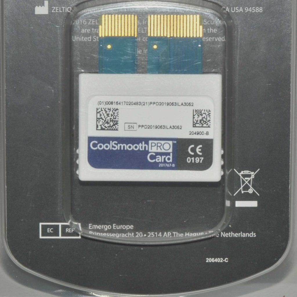 Zeltiq CoolSculpting CoolSmooth PRO Card BRZ-CD4-091-024 Cool Smooth x24 Cycles