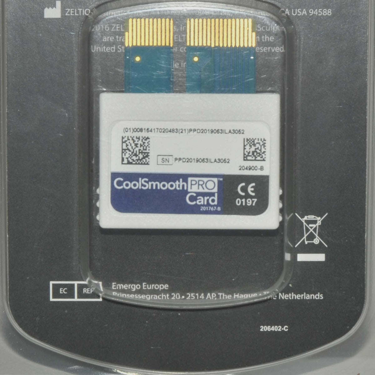 Zeltiq CoolSculpting CoolSmooth PRO Card BRZ-CD4-091-024 Cool Smooth x24 Cycles
