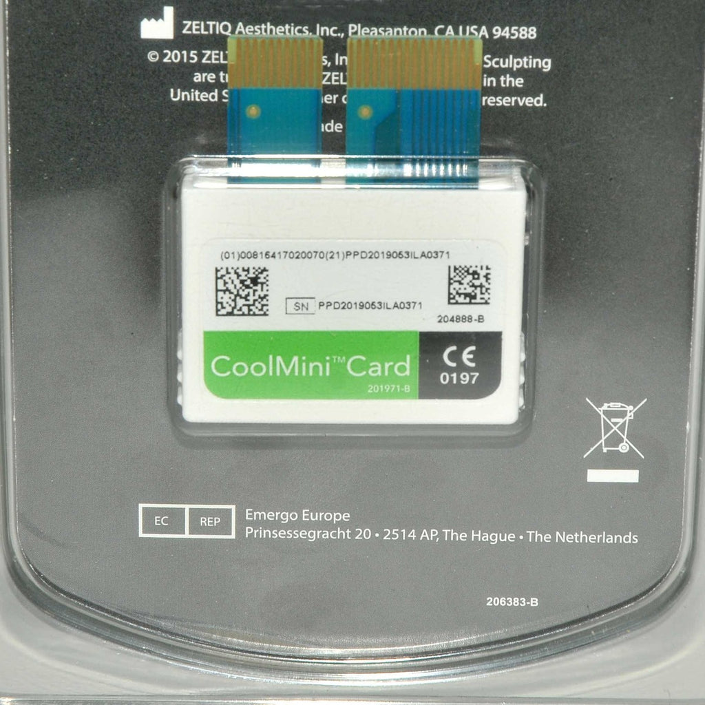 Zeltiq CoolSculpting CoolMini Card BRZ-CD4-02X-024 Treatment x21 Cycles Left