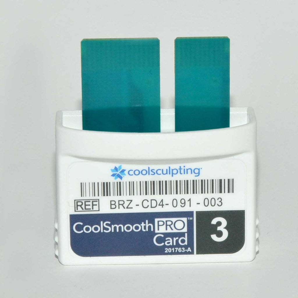Zeltiq CoolSculpting CoolSmooth PRO Card BRZ-CD4-091-003 Cool Smooth x3 Cycle