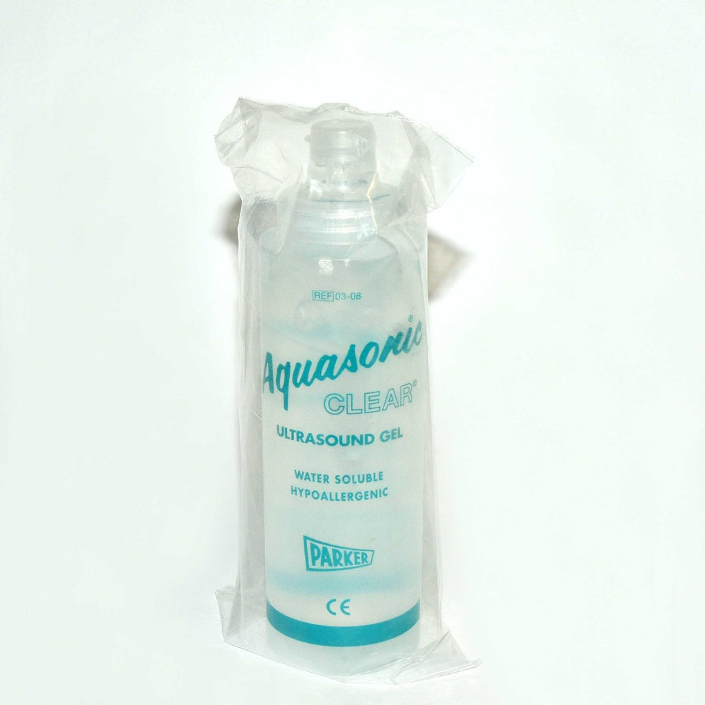 Ultrasound Gel AQUASONIC Clear Water Soluble Hypoallergenic 03-08 .25 Liter
