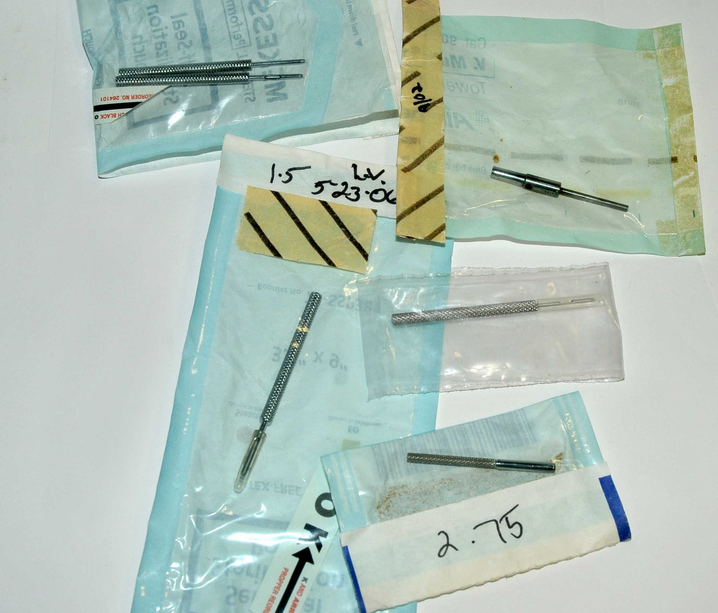 Biopsy Punches MIXED LOT Set Key Surgical Metal Dermal Skin Size Variety