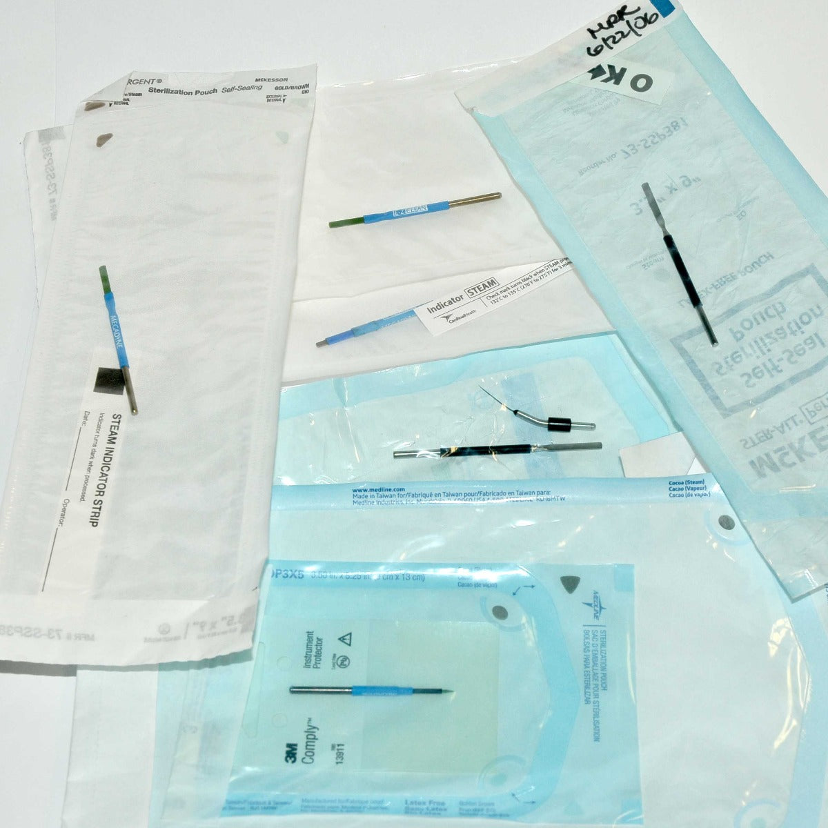 Megadyne E-Z Clean Electrosurgical Electrodes Tips Laparoscopic MIXED LOT