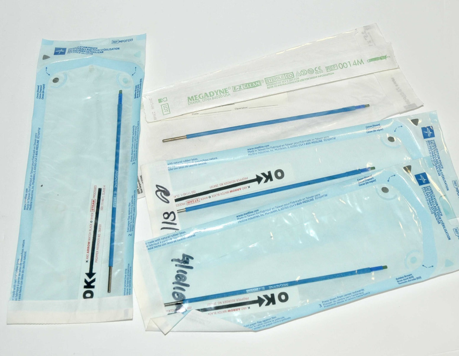 Megadyne E-Z Clean Electrosurgical Electrodes Tips Laparoscopic 0014M (x5 Pcs)