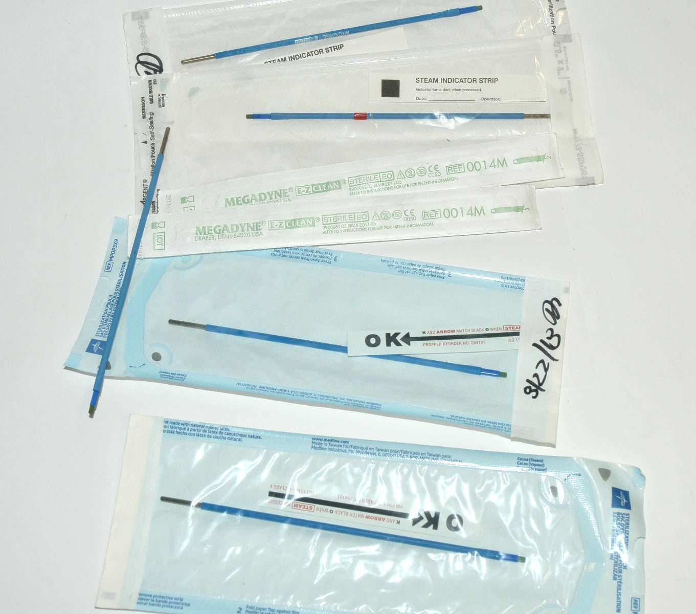Megadyne E-Z Clean Electrosurgical Electrodes Non-Stick Tips Laparoscopic 0014M