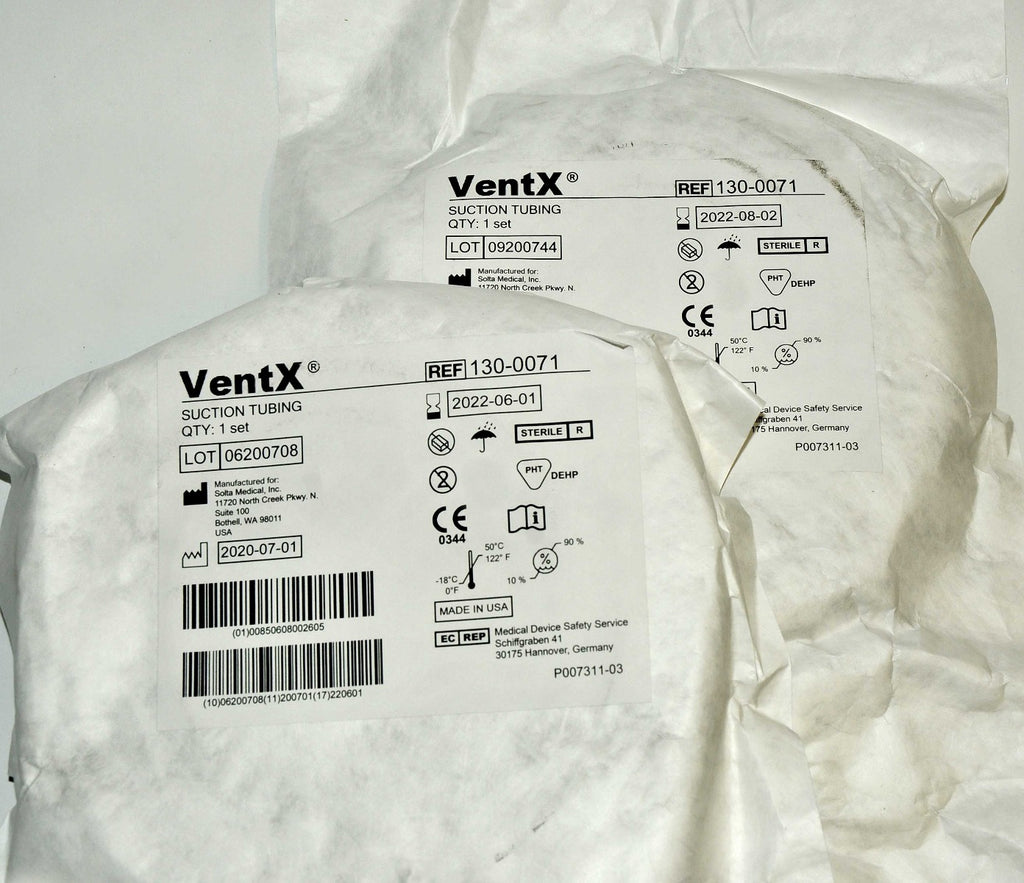 Vaser VentX Suction Tubing REF 130-0071 3/8" x 10' Clear Tube Aspiration x2 Pcs